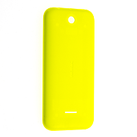Крышка АКБ для Nokia 225 (желтый) Оригинал