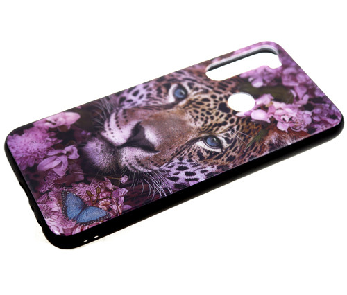 Накладка для SAMSUNG A205F (A20)/A305F (A30), Стекло, Леопард 2