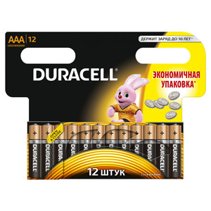 Батарейка Duracell LR03 12BL/144/12674