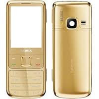 Корпус для Nokia 6700 со средней частью + клавиатура (золото)