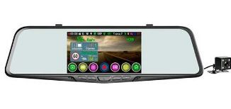 Видеорегистратор EPLUTUS ЗЕРКАЛО GR-51 SUPER HD 170 + VGA 120 экран 5  TFT LCD