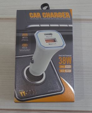 АЗУ YYC03 PD38W,1USB, Type-C, 3,0 A