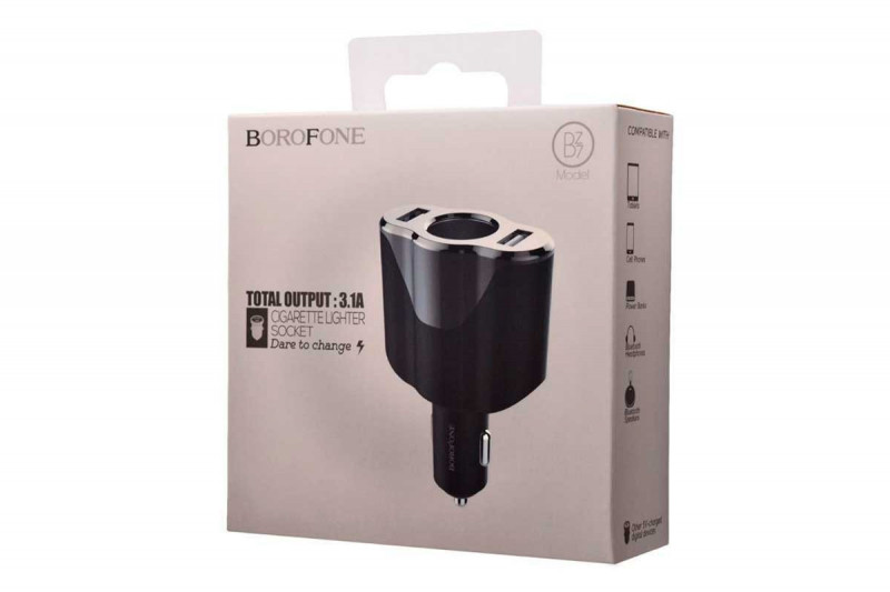 АЗУ BOROFONE BZ7 2USB  (3.1A)