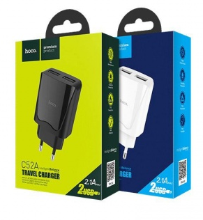 СЗУ HOCO C52A 2USB (2.4A)