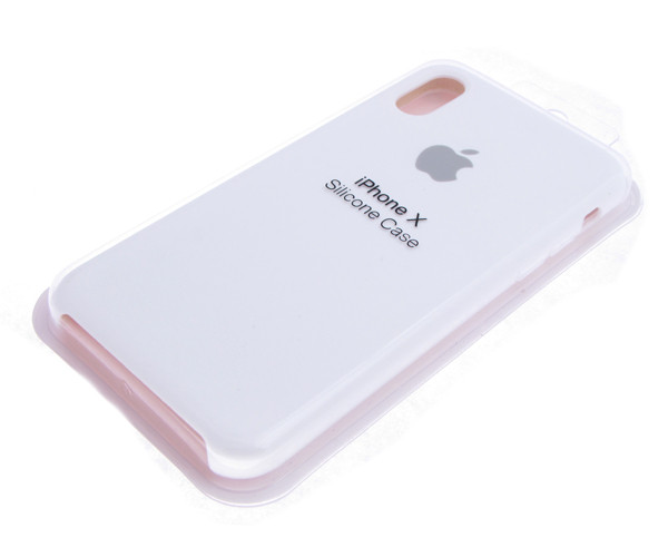 Накладка для SAMSUNG A415F A41, Silicone Case, белый