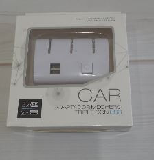 Переходник в прикуриватель на 3 ЗУ, 2USB D23