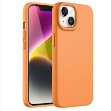 Накладка для Apl IPh 11, SILICONE COVER Soft-touch, оранжевый