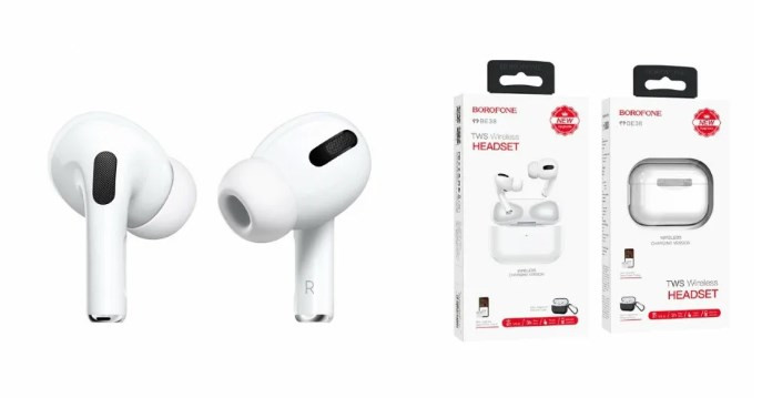 Гарнитура беспроводная BOROFONE BE38 PRO Original( серия в комплекте с чехлом)