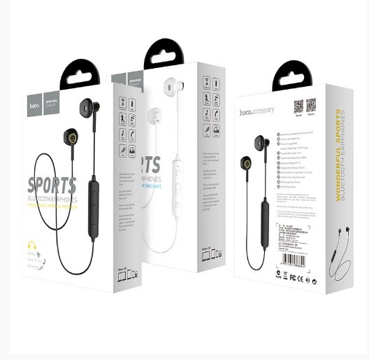 Гарнитура беспроводная Hoco ES21. Wonderful sports, Bluetooth, 60 см, 80 мАч