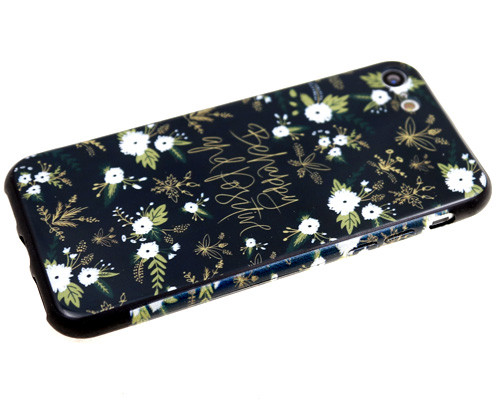 Накладка для SAMSUNG A105F A10, M105F M10, Цветочки, мелкие белые
