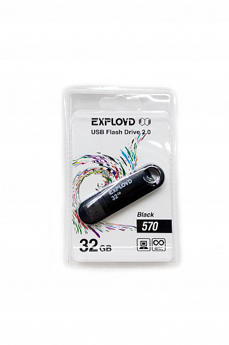 Флеш-накопитель 32Gb Exployd 640, USB 2.0,