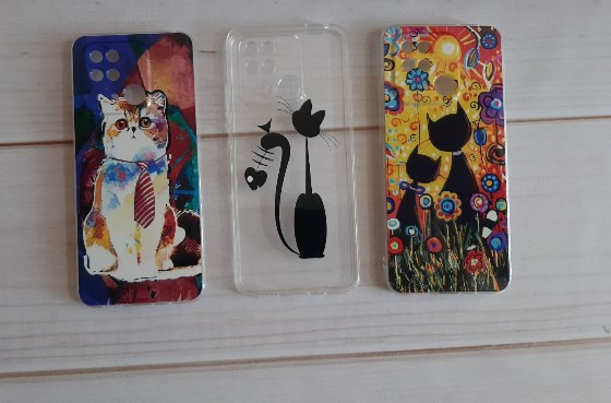 Накладка для SAMSUNG A12 SM-A125, Котики