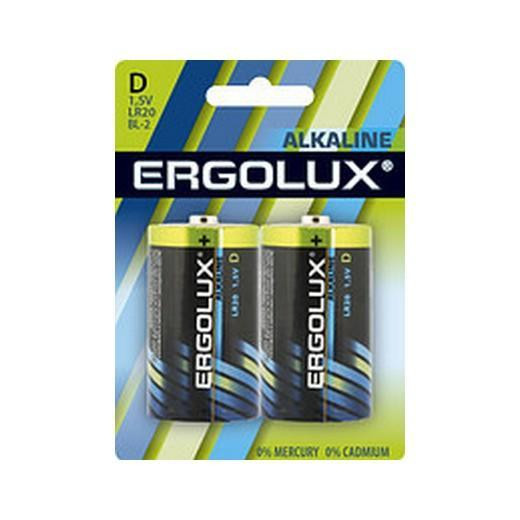 Батарейка Ergolux LR20 BL2/12 23878