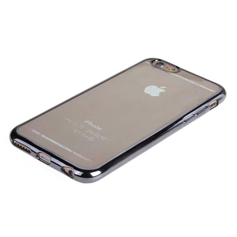 Силикон для SAMSUNG J510F (J5 2016), KissWill, Electroplate, ультратонк, прозрачн, глянц, серебро