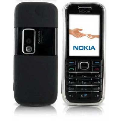 Корпус для Nokia 6233 со средней частью (черный)