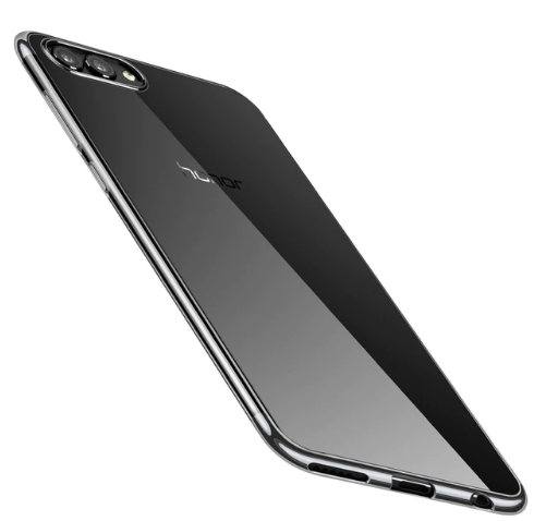 Силикон для Huawei Honor 8X, с рамкой, серебро