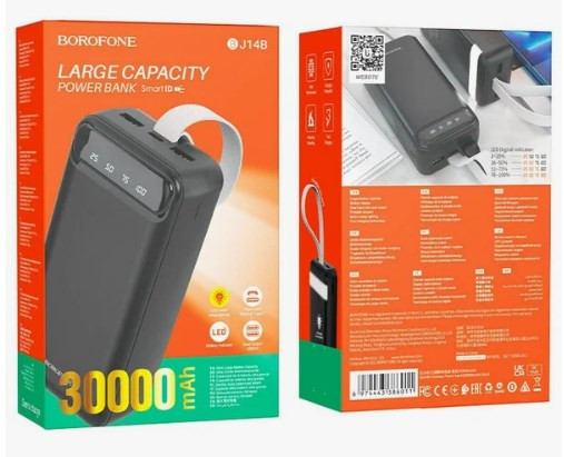 Внешний аккумулятор BOROFONE BJ14B, 30000 mAh