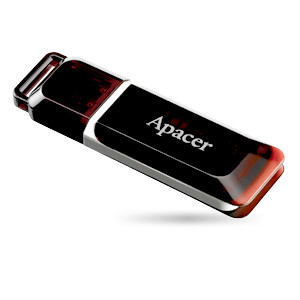 Флеш-накопитель 32Gb Apacer AH324, USB 2.0, красный