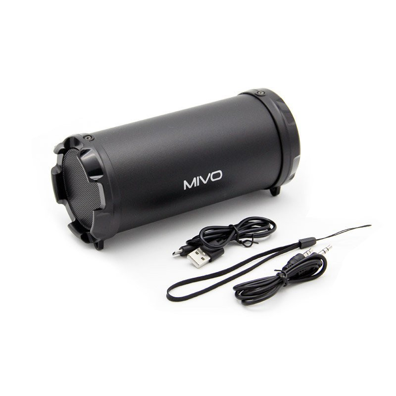 Колонка влагозащищенная Mivo M01 +Bluetooth+USB+FM+аккумулятор+Power Bank