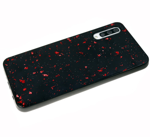 Накладка для SAMSUNG A205F (A20)/A305F (A30), Фольга, красный