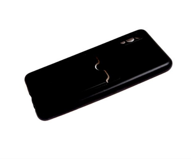 Накладка для TECNO Spark 20/20C,  с визитницей, черный