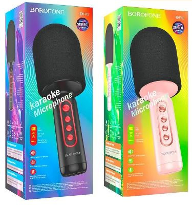 Колонка-микрофон BOROFONE BFK3 беспроводной для караоке