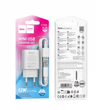 СЗУ HOCO C134A  с кабелем TYPE C