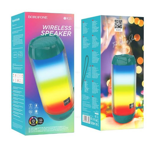 Колонка BOROFONE BR25, BT, FM, TF, USB, TWS, камуфляж
