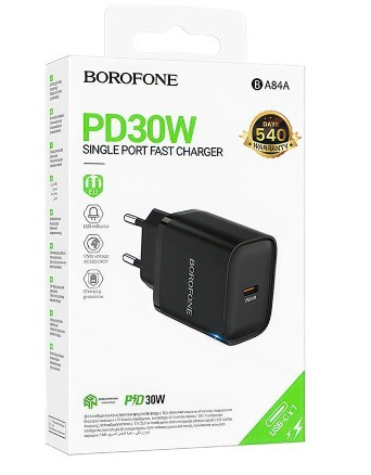 СЗУ BOROFONE BA84 Flare Star 1USB C, PD30W