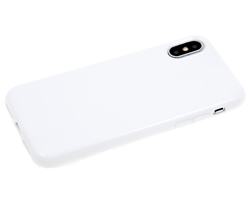 Силикон для HUAWEI Honor 8A Y6 2019 8A PRO Y6S, Глянцевый, белый