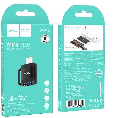 Переходник TYPE-C для -USB Hoco UA31C