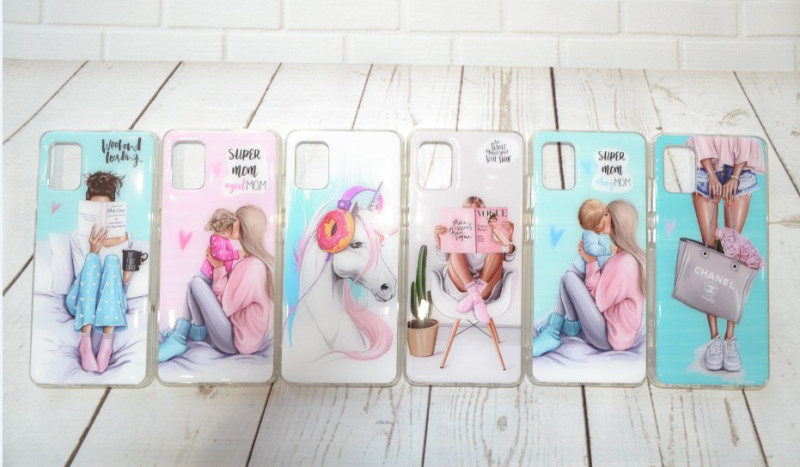 Накладка для SAMSUNG A515F A51, Гламур, Девушка 3