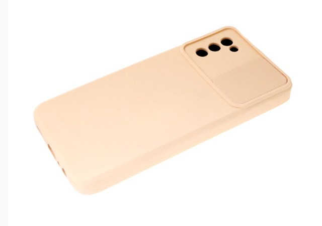 Накладка для XIAOMI Poco X3, с раздвижным окном, пудра