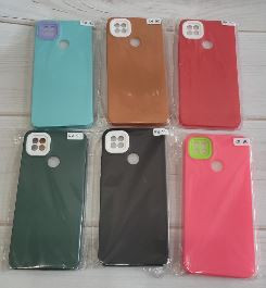 Накладка для XIAOMI Redmi 9A, пластиковой с защитой камеры в ассортименте