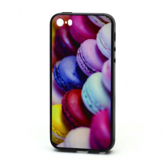 Накладка для SAMSUNG A600F (A6 2018), СП, Макаронсы цветные