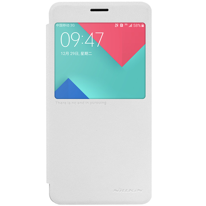 Чехол-книга для SAMSUNG A710 (A7 2016), Flip Cover, (белый)