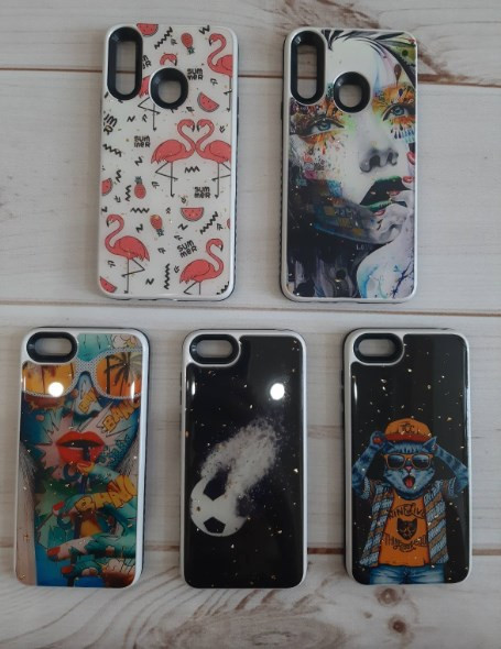 Накладка для SAMSUNG M515F M51, противоударный картинка в ассортименте