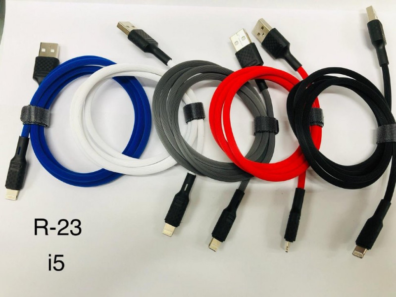 USB кабель для Micro резиновый R23 (1М)