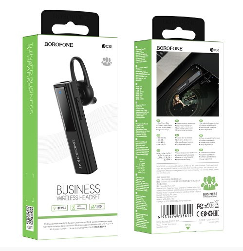 Гарнитура Bluetooth BOROFONE BC30 Thinker business