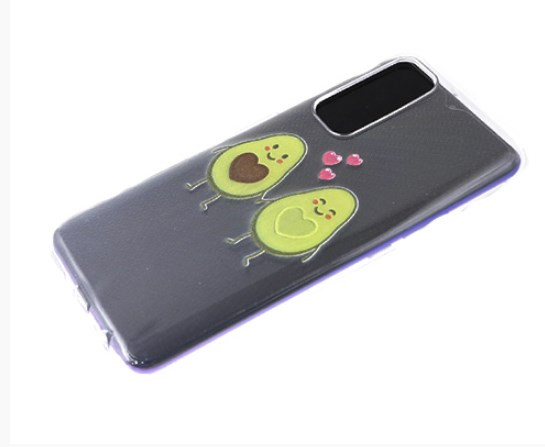 Накладка для SAMSUNG A12 SM-A125, прозрачный, авокадо