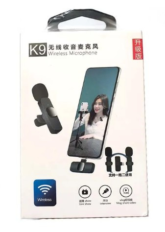 Микрофон петличка беспроводной 2шт Lightning K9