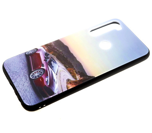 Накладка для XIAOMI Redmi 8, Стекло, Стекло, Машина 3