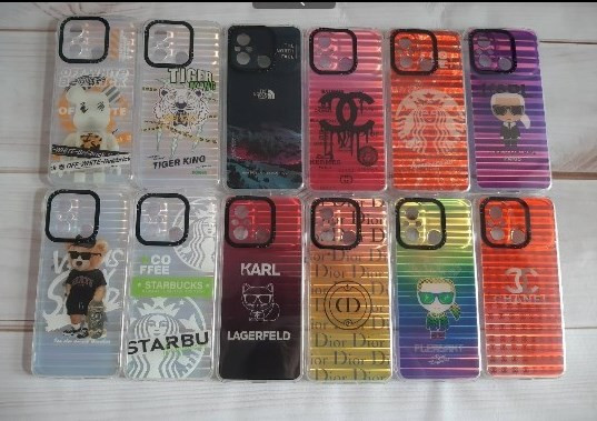 Накладка для SAMSUNG A54 5G, переламутровый, картинки в ассортименте 1