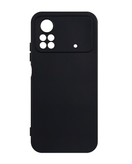 Накладка для SAMSUNG S22 SM-S901B, матовый с защитой камеры, черный