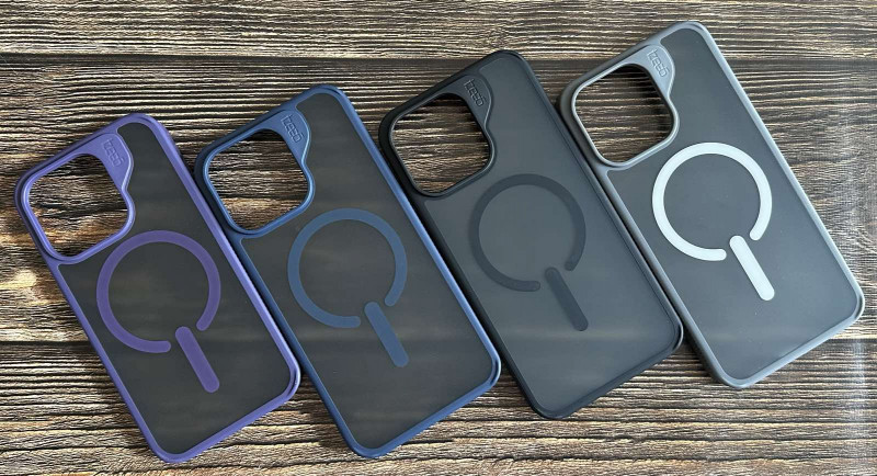 Накладка для Apl IPh 15 Pro MagSafe противоударный, черный