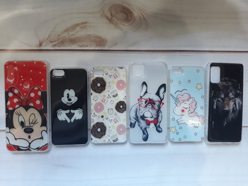 Накладка для SAMSUNG A217 A21S, винил,Картинки в ассортименте 11