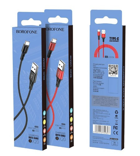 USB кабель для TYPE-C BOROFONE BX20