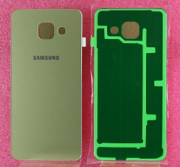 Крышка АКБ для Samsung A310F (A3 2016) (золото)