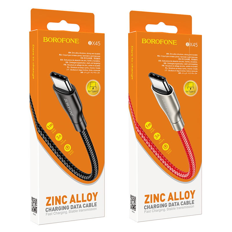 USB кабель для Micro BOROFONE BX45 Fast, 2.4А, 1 м