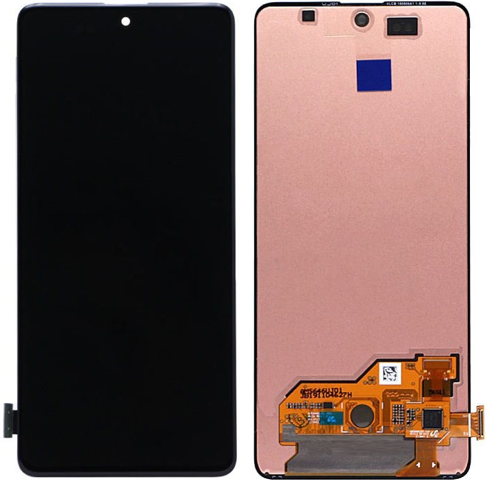 Дисплей для SAMSUNG A515F A51 в сборе с сенсором, черный AMOLED